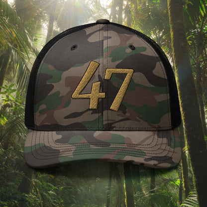 47 Trucker Hat Camo