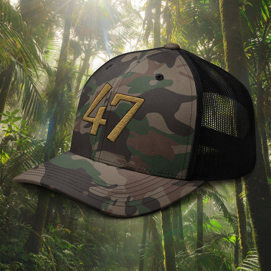 47 Trucker Hat Camo