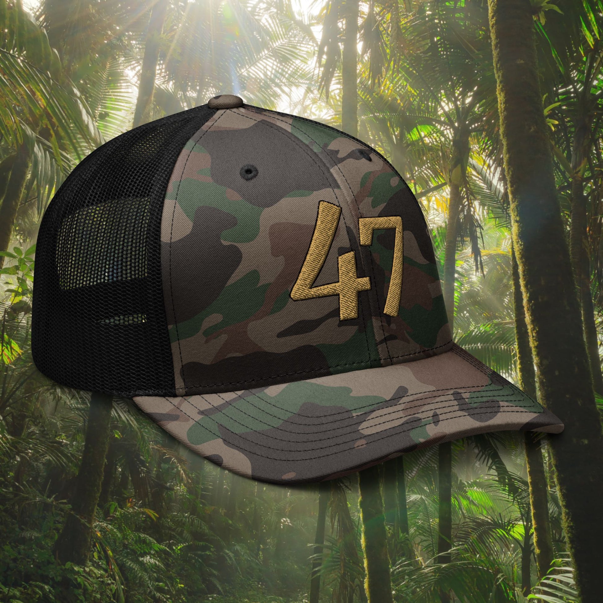 47 Trucker Hat Camo