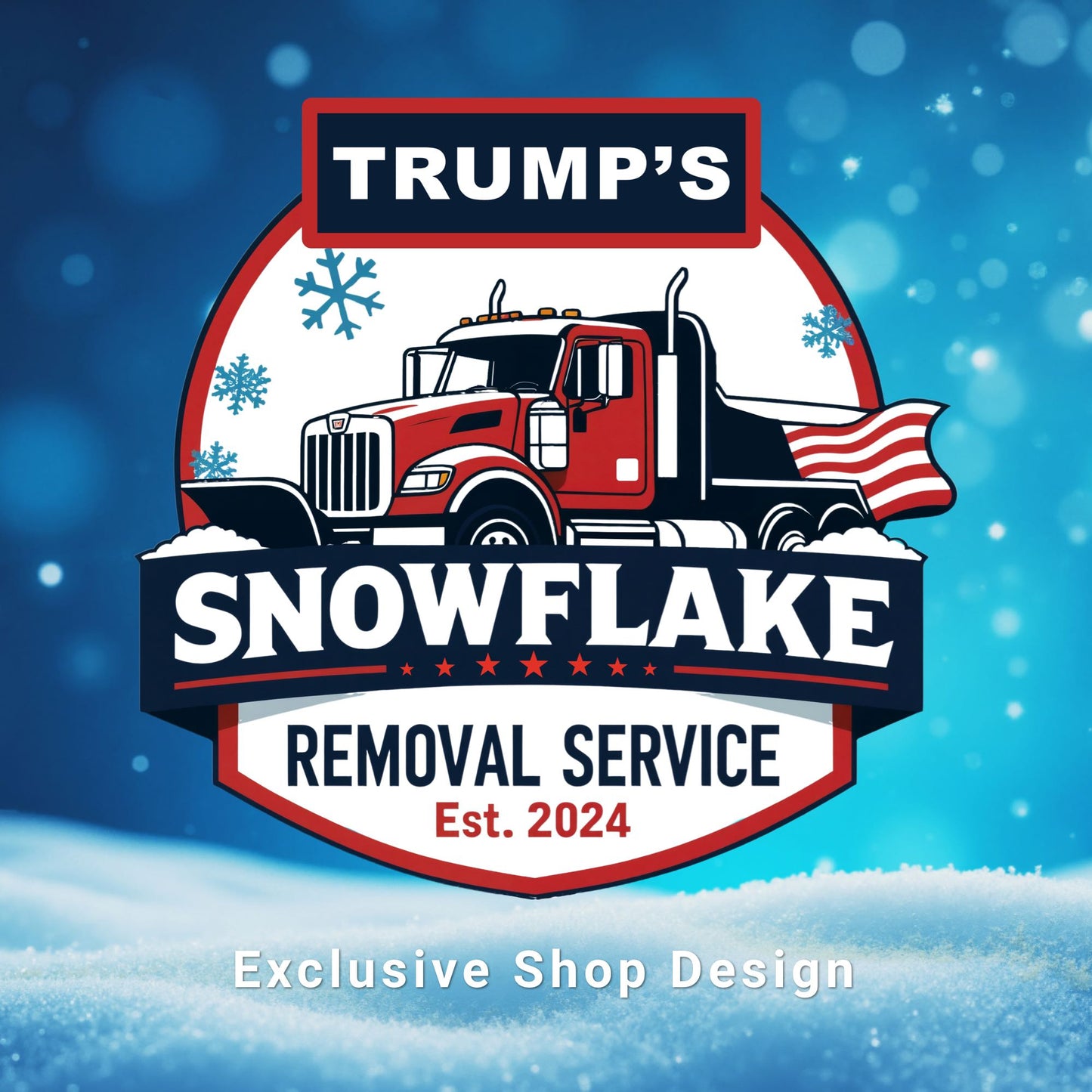 Snowflake Removal Beanie Logo