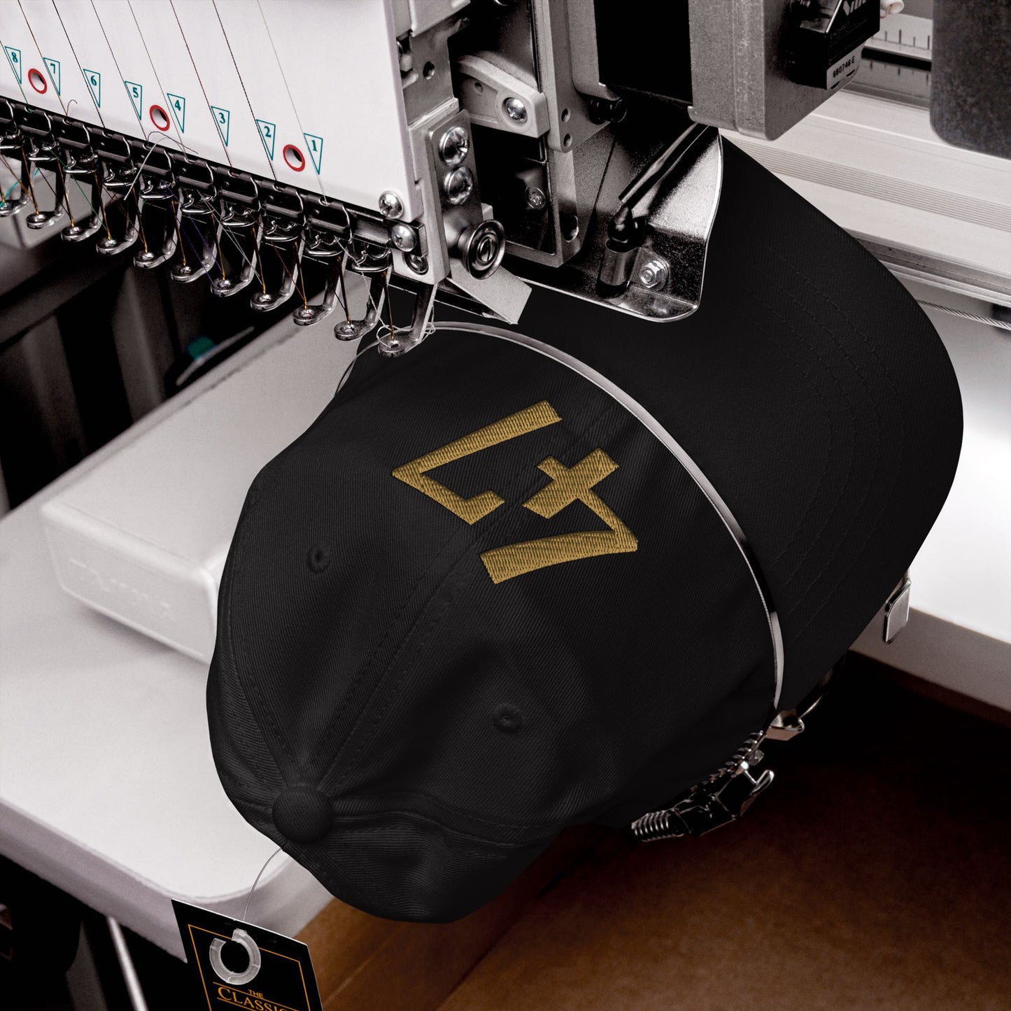 Black Gold 47 Hat Stitching Process