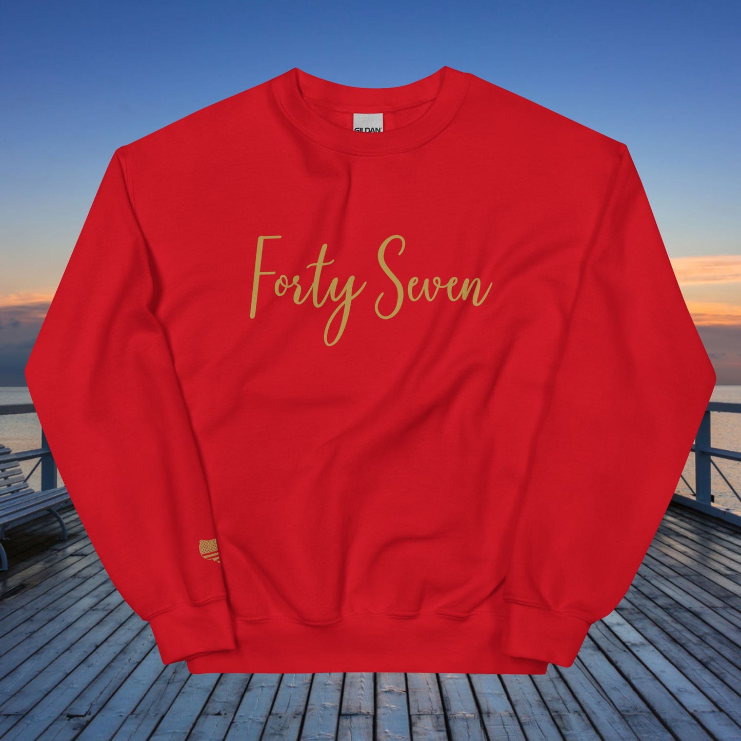 Forty Seven Sweatshirt Red