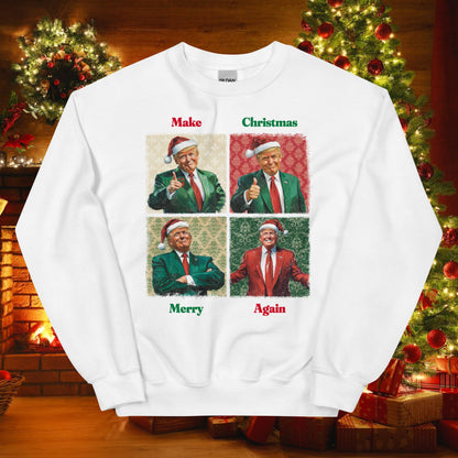 Christmas Sweatshirt Flat White