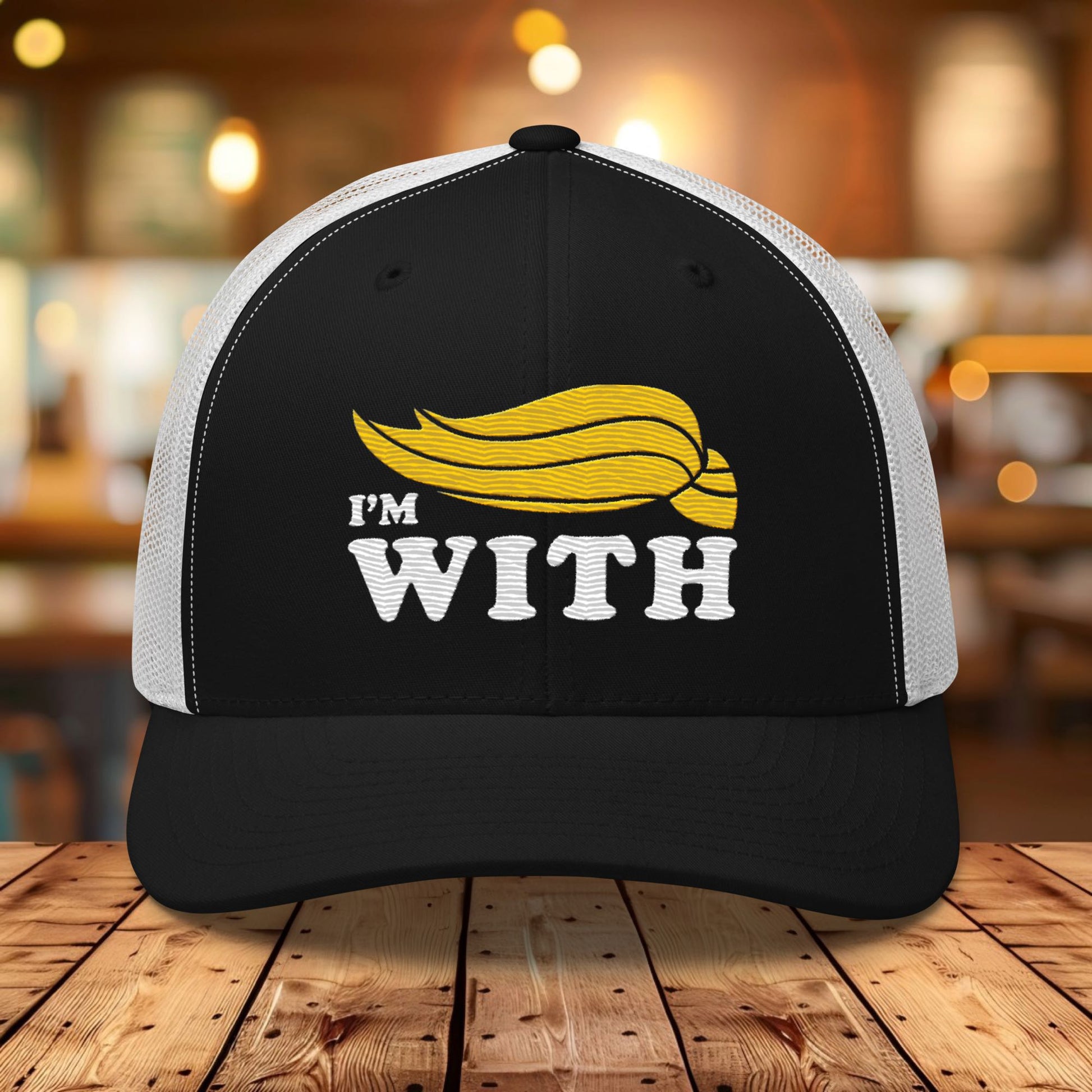 Right Wave Trucker Hat Front